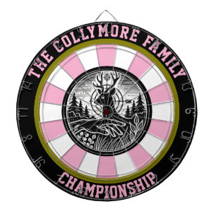 Hirsche im Wald Dartscheibe