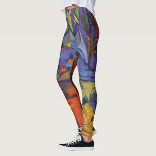 Hirsche im Wald II von Franz Marc, Vintage Kunst Leggings