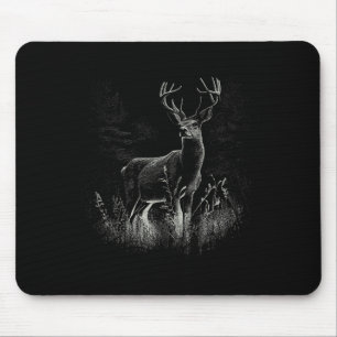 Hirsche im Wald Naturtiere Hirschliebhaber Mousepad