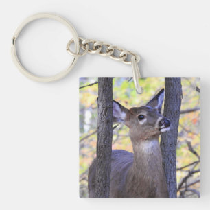 Hirsche im Wald Schlüsselanhänger