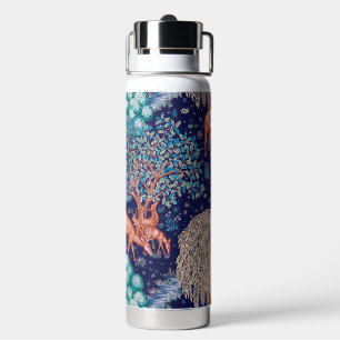 Hirsche im Wald, William Morris Trinkflasche