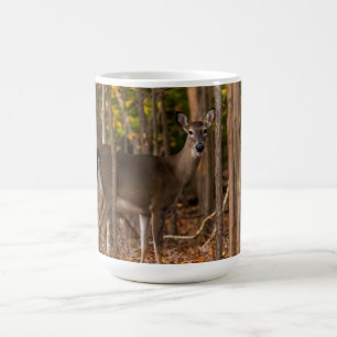 Hirsche in Holz Kaffeetasse