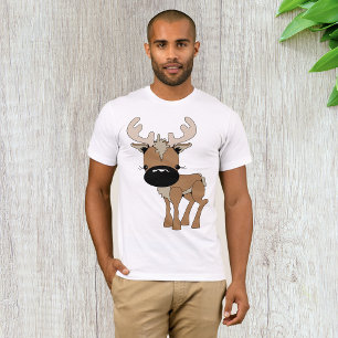 Hirsche mit einem Mönchen-T - Shirt