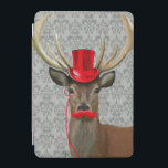 Hirsche mit Red Hat und Mustache iPad Mini Hülle<br><div class="desc">Children's</div>