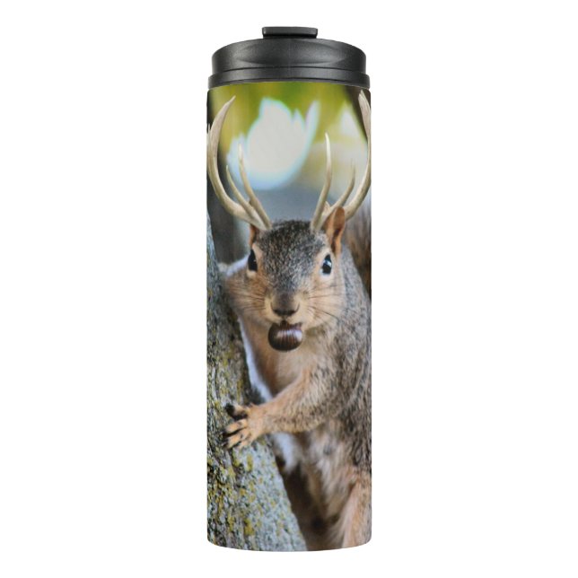 Hirsche Squirrelly Thermosbecher (Vorderseite)