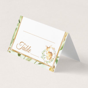 Hirsche und Blätter Kinderdusche Geburtstagsfeier 