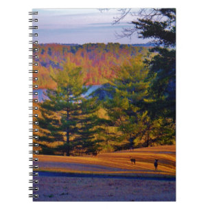 Hirsche und Muttersee Notizblock