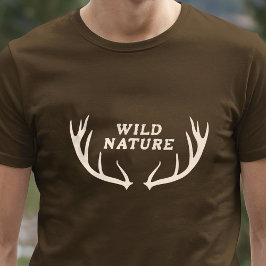 Hirsche und wilde Natur T-Shirt