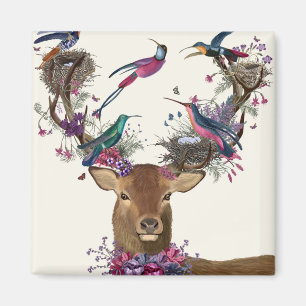 Hirsche, Vogelzüchter, tropische Vogelnest Magnet