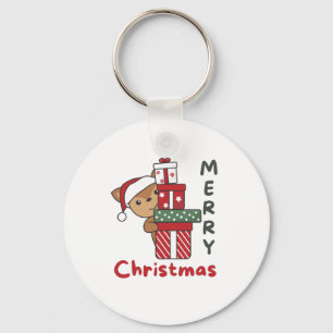Hirsche Weihnachtsgeschenk Wintertiere Hirsche Schlüsselanhänger
