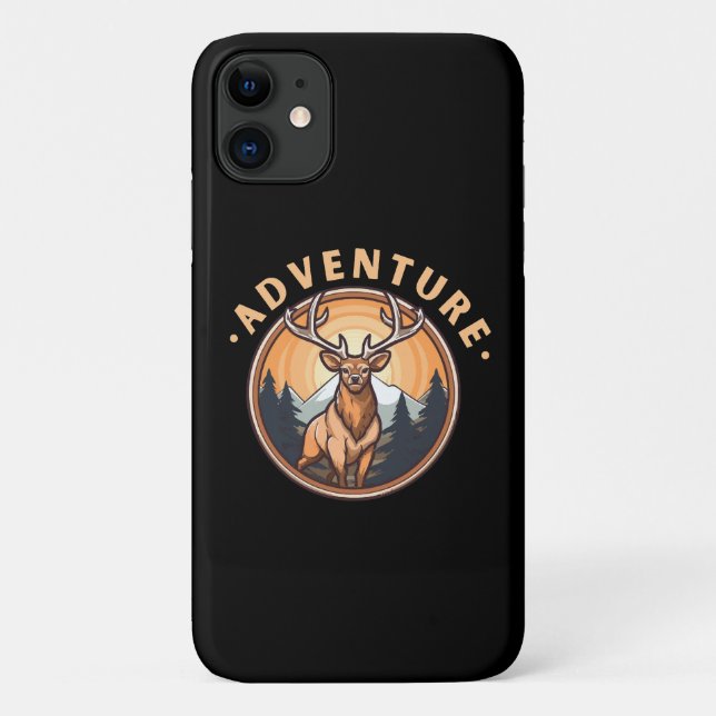 Hirsche - Wildnis - Camping - Abenteuer Case-Mate iPhone Hülle (Rückseite)
