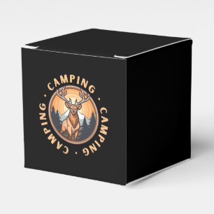 Hirsche - Wildnis - Camping Geschenkschachtel