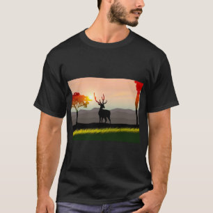 Hirschgebirgslandschaft T-Shirt