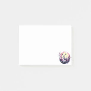 Hirschgeflecht Wildtiere Tierart Druck F Post-it Klebezettel