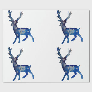 Hirschgewässer Mandala Holiday Wrapping Paper Geschenkpapier
