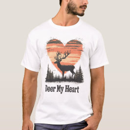Hirschherz ❤️ T-Shirt