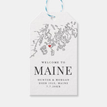 Hirschinsel Willkommen in Maine Gastgeschenk Hochz