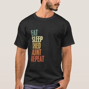 Hirschjagd Antler Jäger Saison Jagd De T-Shirt