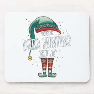 Hirschjagd Elf Weihnachtsgruppe Xmas Pajama Party Mousepad