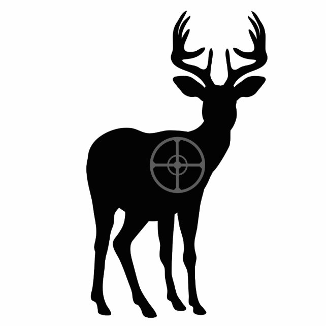 Hirschjagd Fotoskulptur (Vorne)