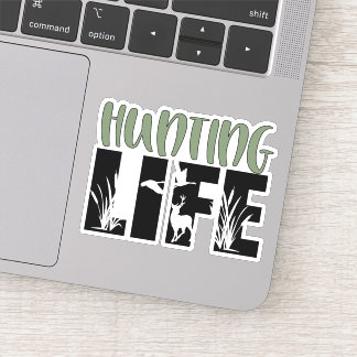Hirschjagd im Freien Die Sticker Decal