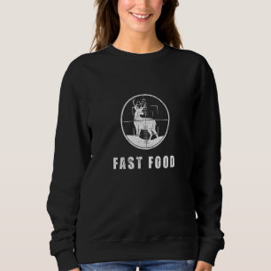 Hirschjagd Jäger Fast Food Season Fast Food Hu Sweatshirt