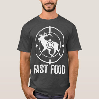 Hirschjagd Jäger Fast Food T-Shirt