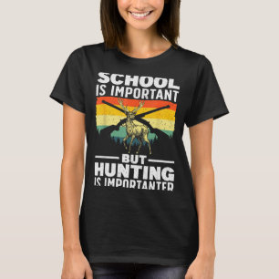 Hirschjagd-Kunst für Kinder Jungen Wildlife Hunter T-Shirt
