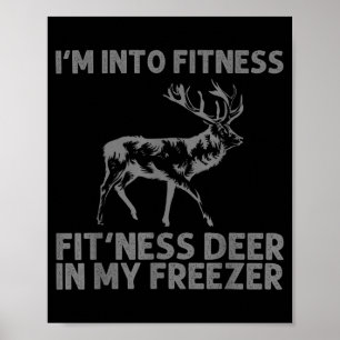 Hirschjagd-Kunst für Männer Frauen Wildlife Hunter Poster