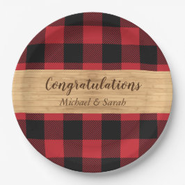 Hirschjagd-Lodge Kinderdusche Antler Pappteller