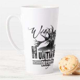Hirschjagd, Outdoor Adventure T - Shirt Trucker Ha Milchtasse