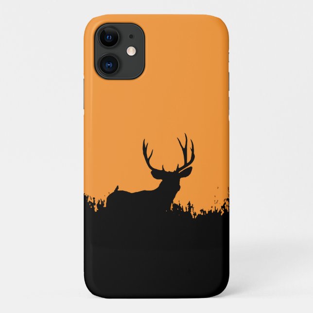 Hirschjagd - Trophäe im Sonnenuntergang Case-Mate iPhone Hülle (Rückseite)
