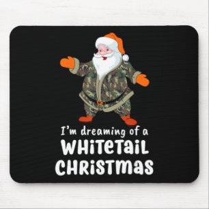 Hirschjagd Whitetail Weihnachtsfeiertage Camouflag Mousepad