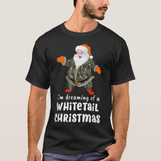 Hirschjagd Whitetail Weihnachtsfeiertage Camouflag T-Shirt