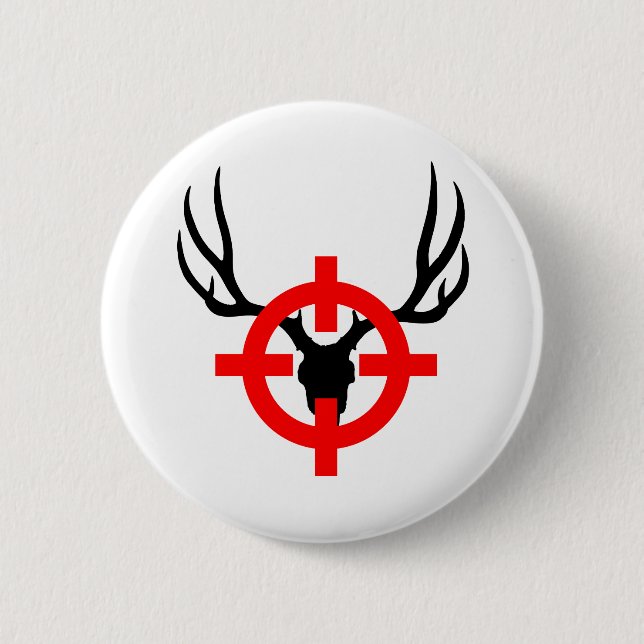 Hirschjäger - Bullseye Button (Vorderseite)