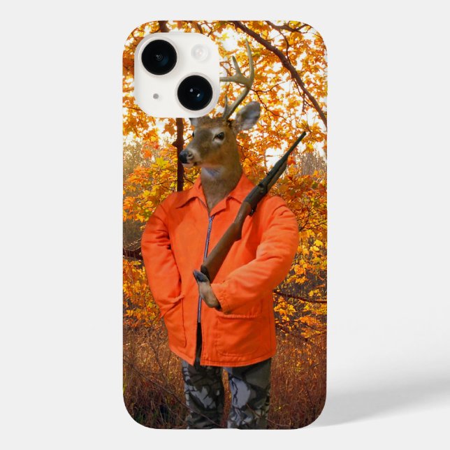 Hirschjäger im Wald Case-Mate iPhone 14 Hülle (Rückseite)