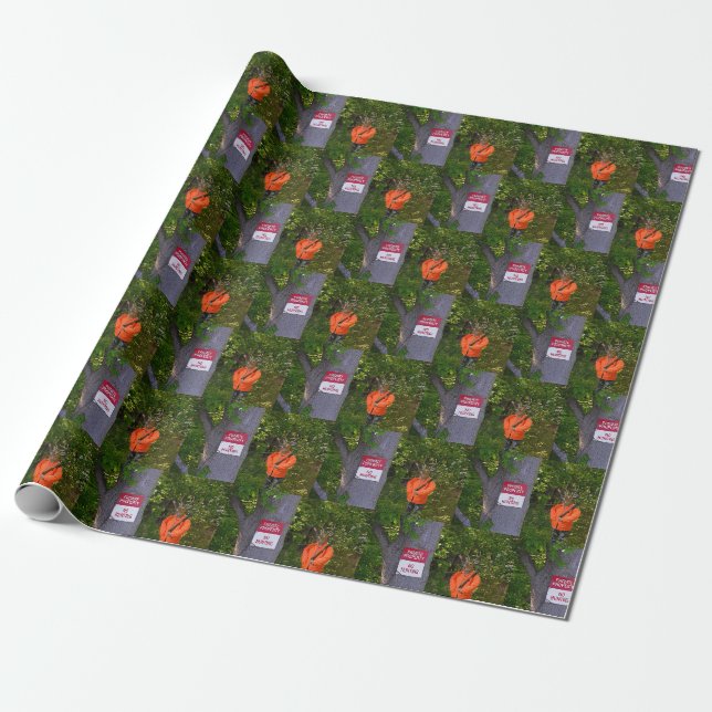Hirschjäger in Wäldern Geschenkpapier (Ungerollt)