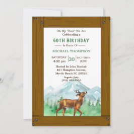 Hirschjäger jeden Alters zum Geburtstag Einladung