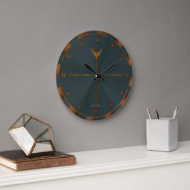 Hirschjägeruhr Große Wanduhr