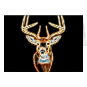 Hirschkopf digitaler Energie Geist