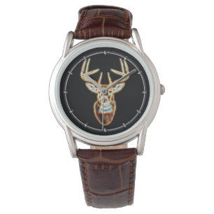 Hirschkopf digitaler Energie Geist Armbanduhr
