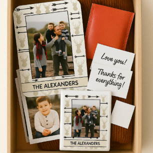 Hirschkopf-Foto Magnet