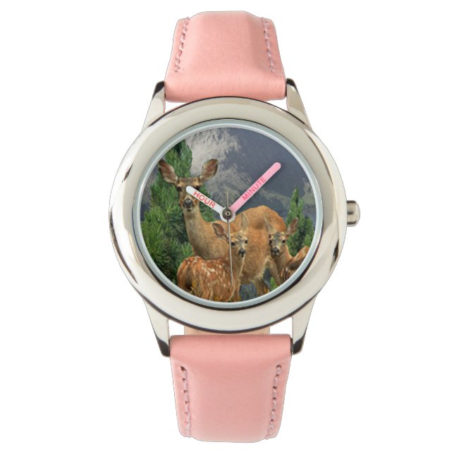 Hirschkunst Armbanduhr (Vorderseite)