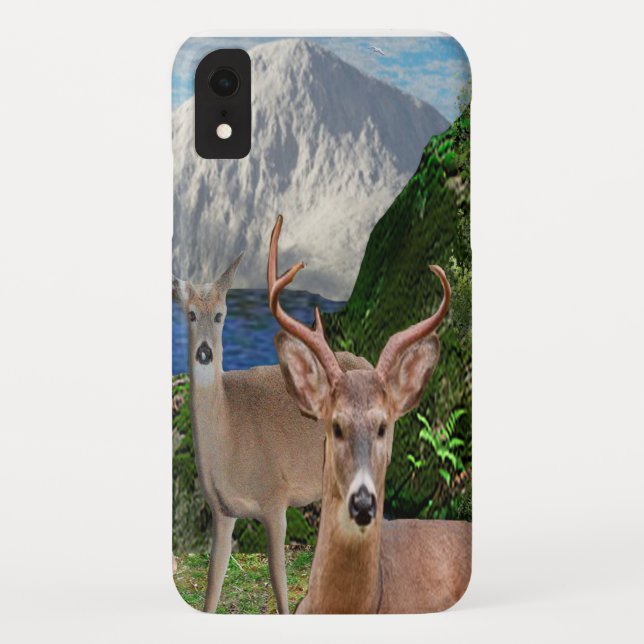 Hirschkunst Case-Mate iPhone Hülle (Rückseite)