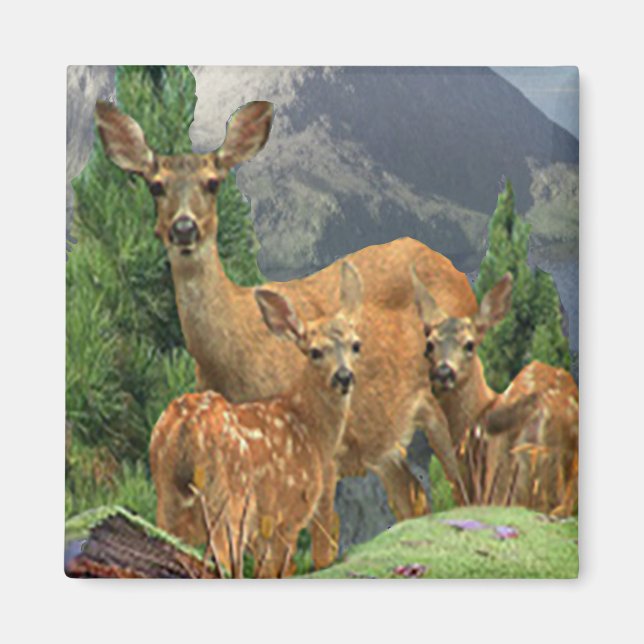 Hirschkunst Magnet (Vorne)