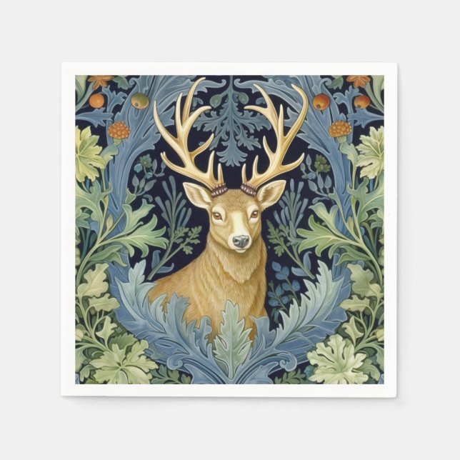 Hirschkunstnouveau Serviette (Vorderseite)