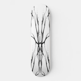 Hirschschädel-Stamm Tattoo Digital Black and White Skateboard