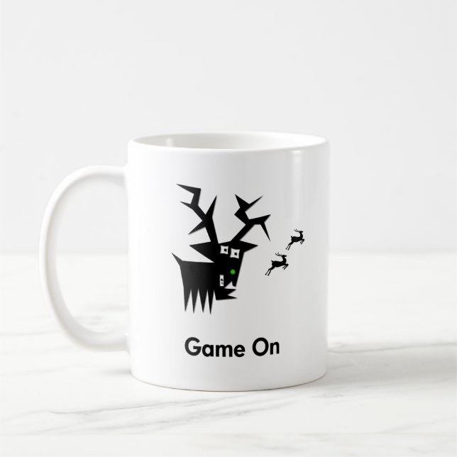 Hirschspiel Kaffeetasse (Links)