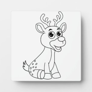 Hirschtier Baby Young Animal Niedlich Postcard P Fotoplatte