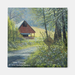 "Hirschüberquerung" Magnet